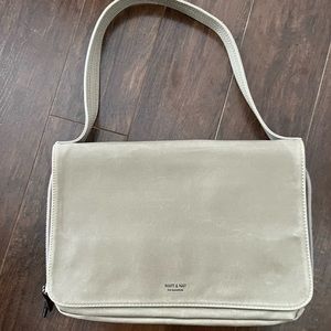 Mat & Nat grey purse bag satchel laptop case